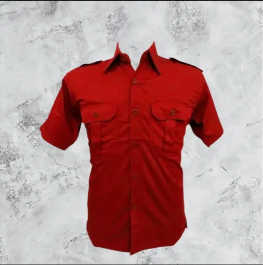 baju PDL pria dewasa lengan pendek