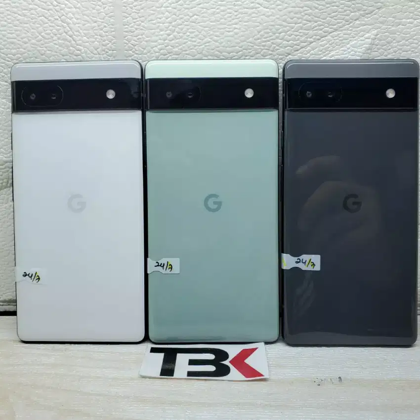 Google Pixel 6a 6/128gb imei terdaftar sinyal permanen