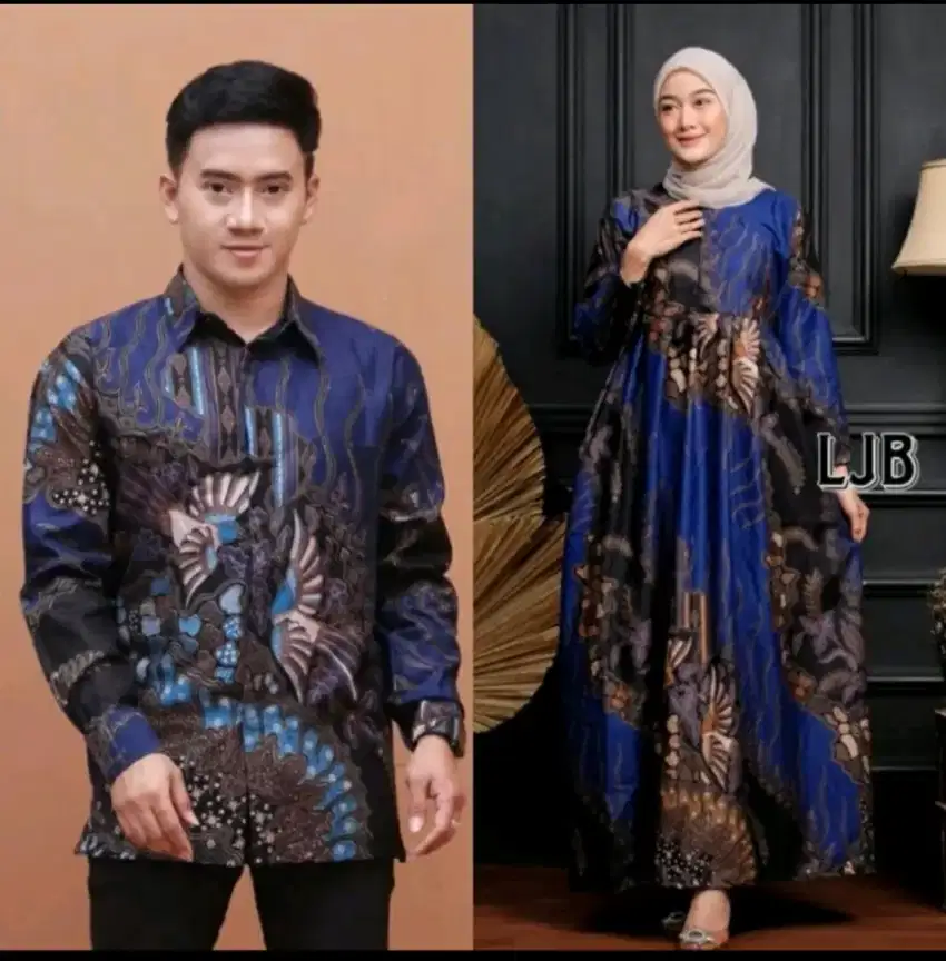 GAMIS BATIK WANITA ALLSIZE, Kemeja Lengan Panjang Pria XL Harga SATUAN