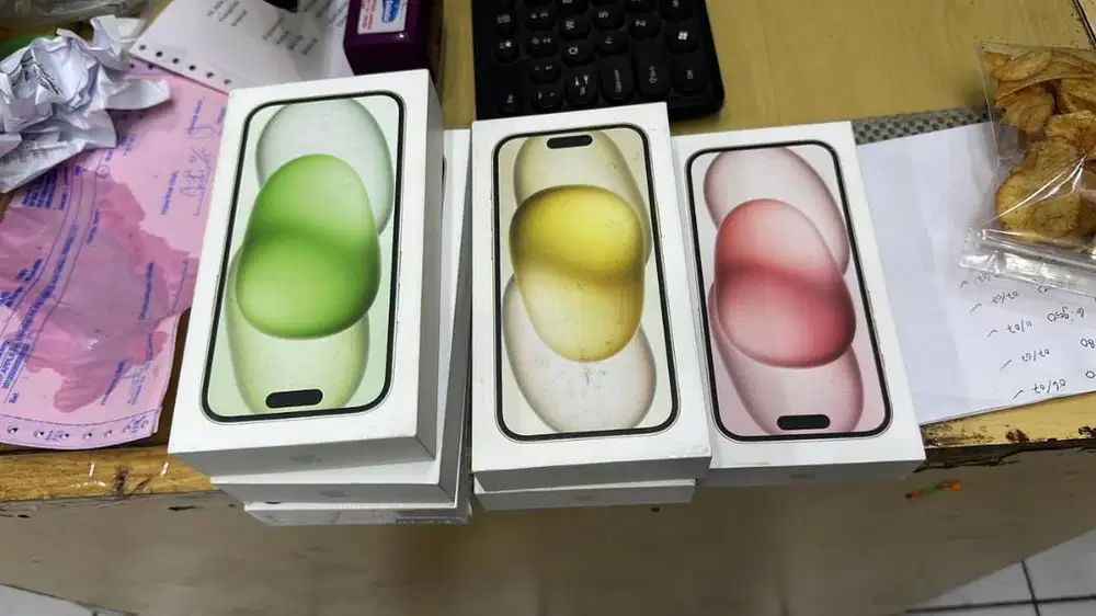 terima hp seken iphone 15 256Gb pro max ibox atau inter all tipe hp