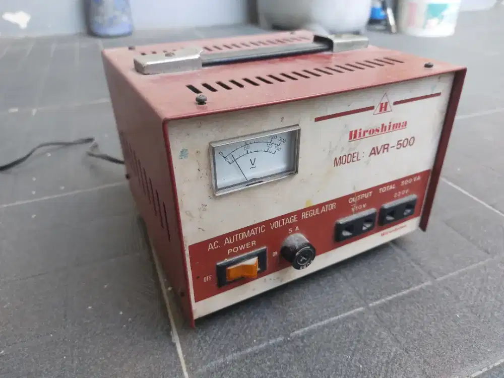 Stavol Hiroshima avf 500 stabilizer listrik made in japan