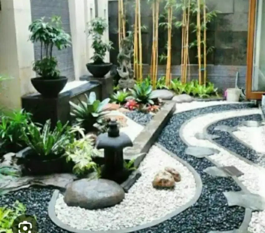Membuat taman kering atw minimalis
