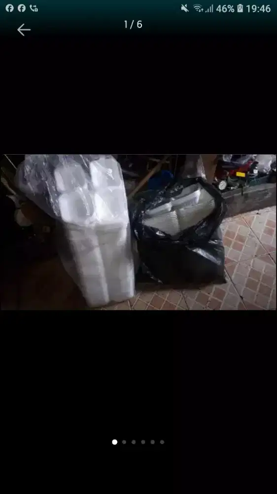 Borongan ada 162 kcl & 52 bsr bgks strofom baru utk usaha bubur dllnya