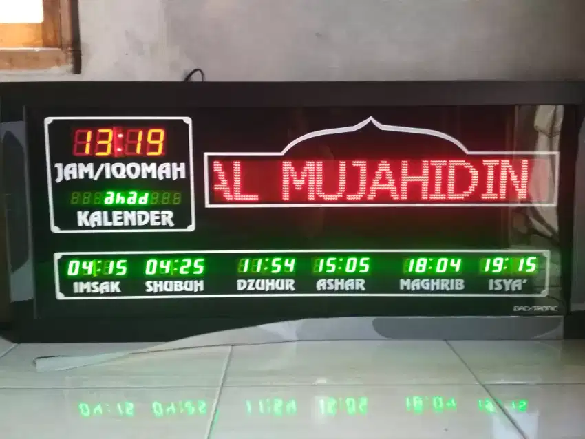 Jam jadwal sholat masjid & mushola