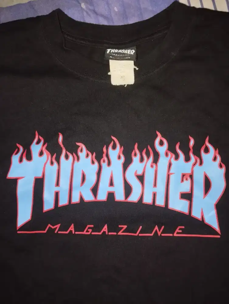 THRASHER BLUE FLAME