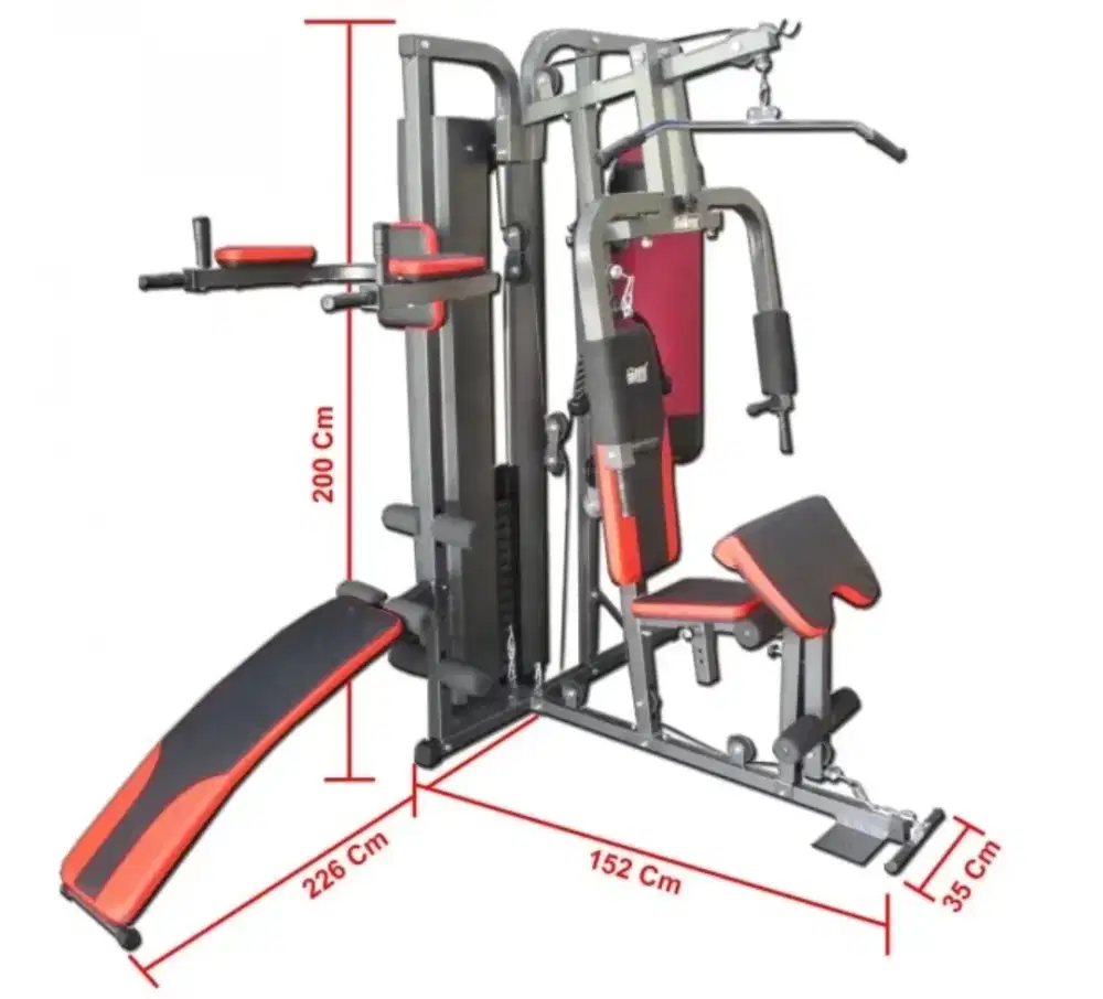 Alat fitness homegym 3sisi