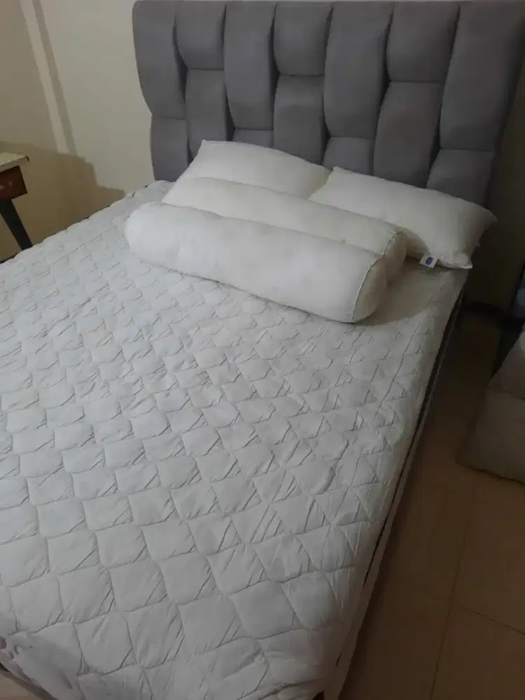 spring bed ori merk spring air USA 160 x 200 1 set lengkap dipan