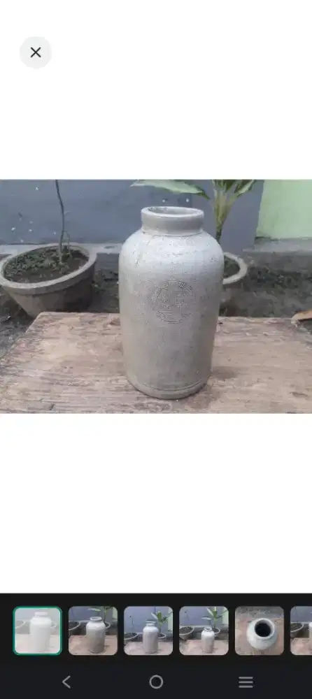 Guci antik pasta keringat tembaga jerman