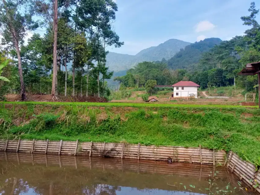 Jual rumah dan kolam ikan murah masuk mobil