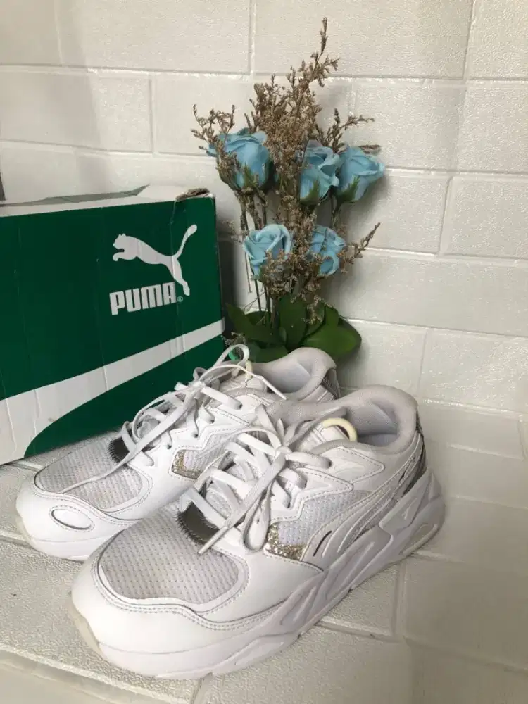 Sepatu Puma TRC MIRA SQ white Running Shoes