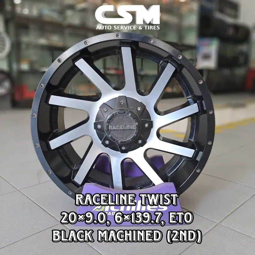 Velg Raceline Twist, R20, BM. For Pajero, Fortuner, MU-X, LC80/300 dll