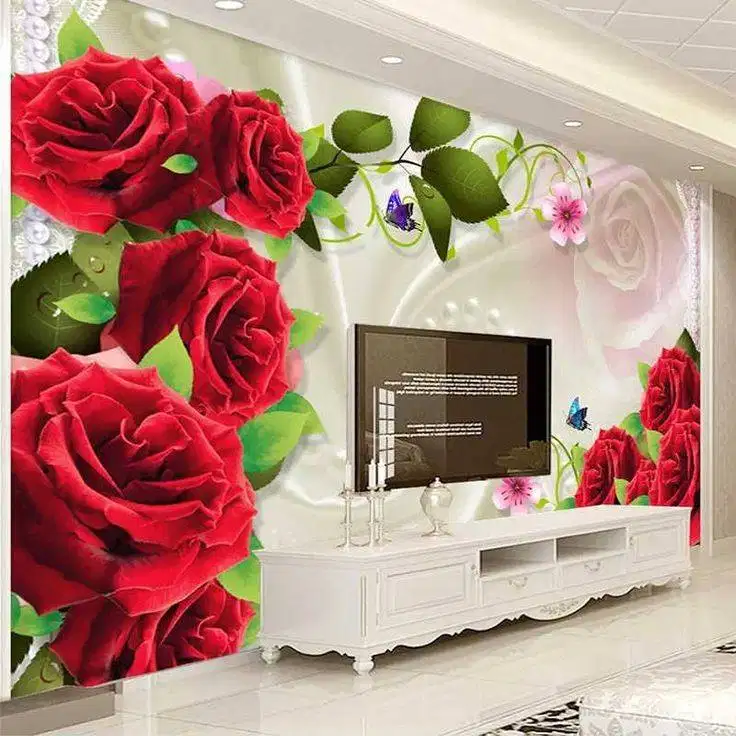 Jual gorden hordeng gordyn tirai jendela wallpaper dinding 3d custom