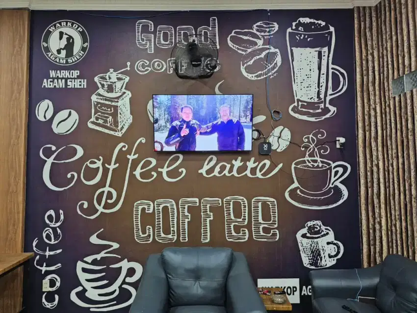 Promo Wallpaper Custom motif cafe