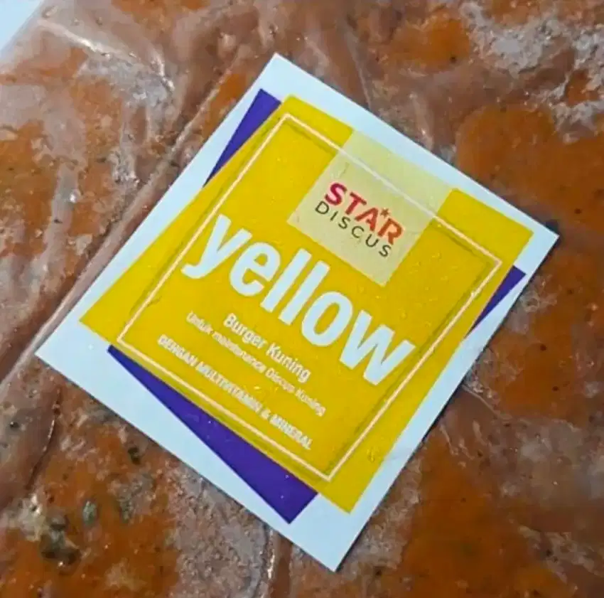 Burger Yellow untuk Ikan Discus kuning