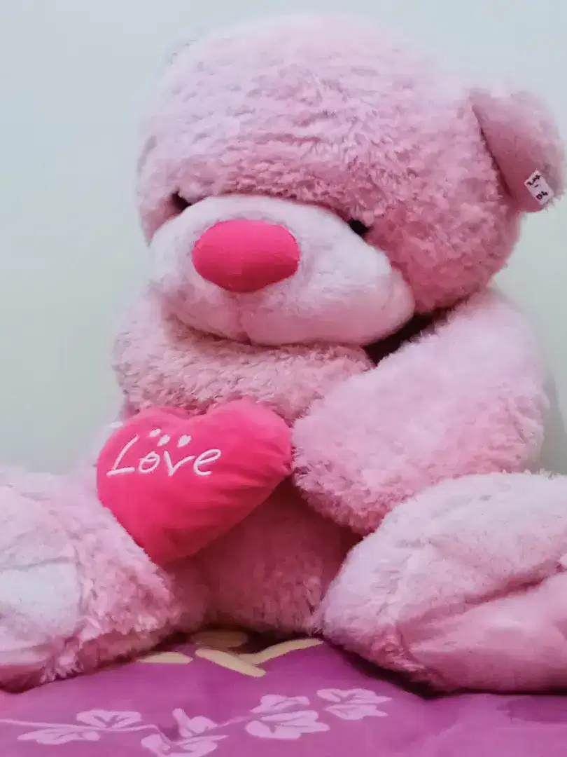 Boneka Beruang pink Besar