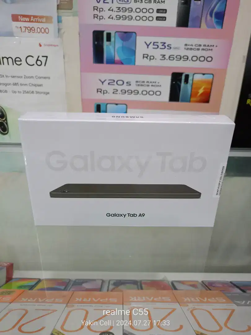 Samsung Tab A9 4/64 GB Wifi Layar 8,7 Inch Helio G99 Garansi Resmi