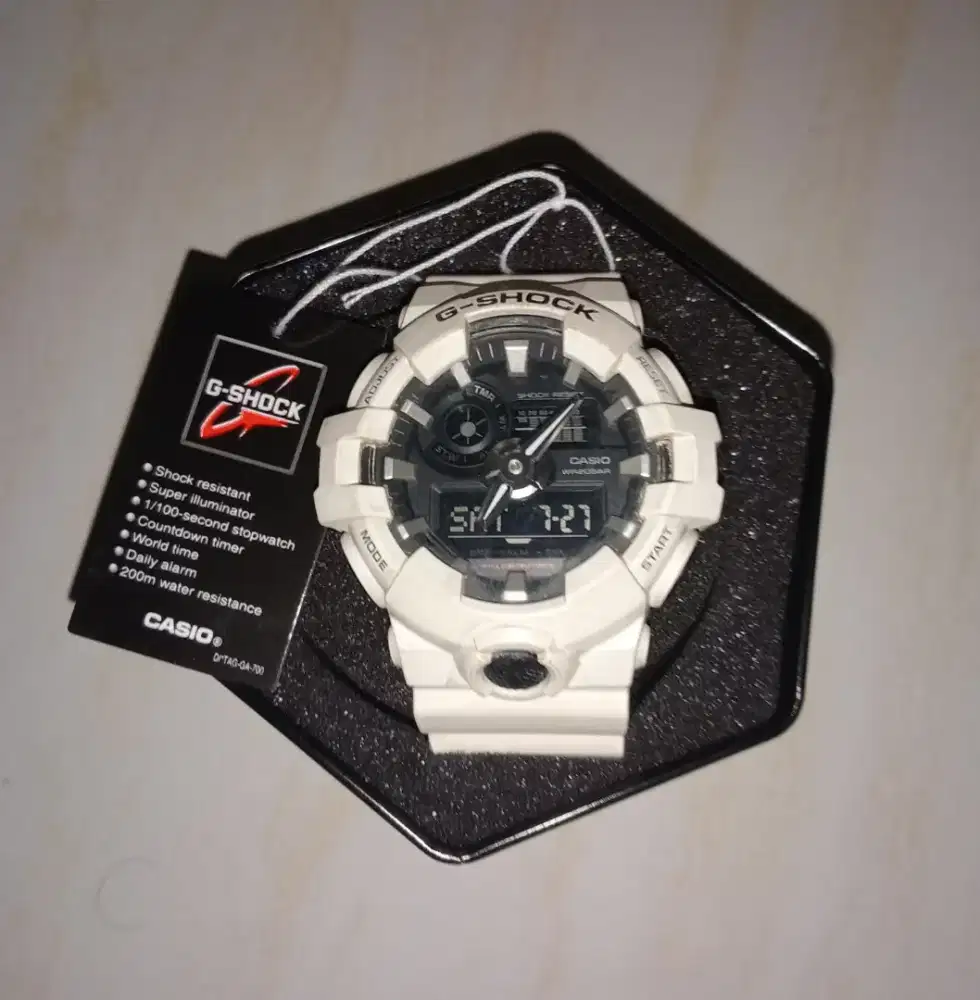 Like New! G-Shock Putih Original Fullset – Kondisi Mulus 98%