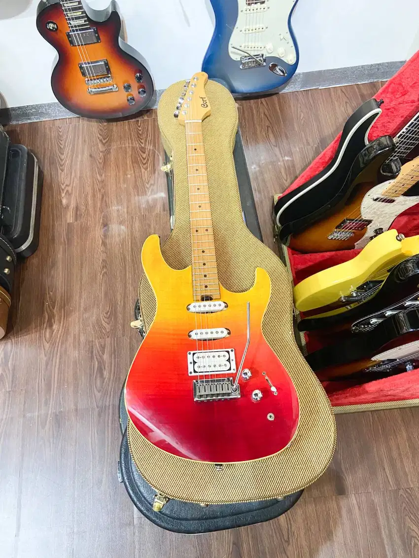 Cort G LTD 16 JSS Gradation AAA Flame Maple Sunset