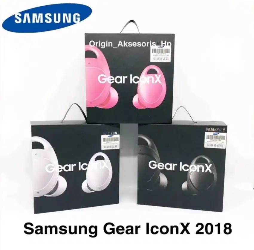 Headset Bluetooth Samsung Gear IconX SM-R140 Touch Wireless Airbuds