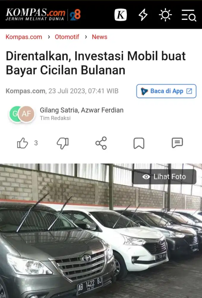 Peluang Usaha Rental Mobil di Online Travel Agent