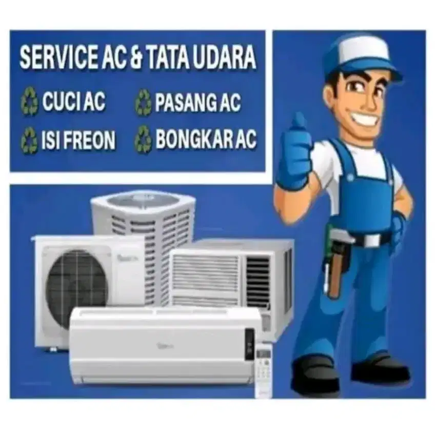 SERVIS PANGILAN CUCI AC BONGKAR PASANG AC KULKAS MESIN CUCI