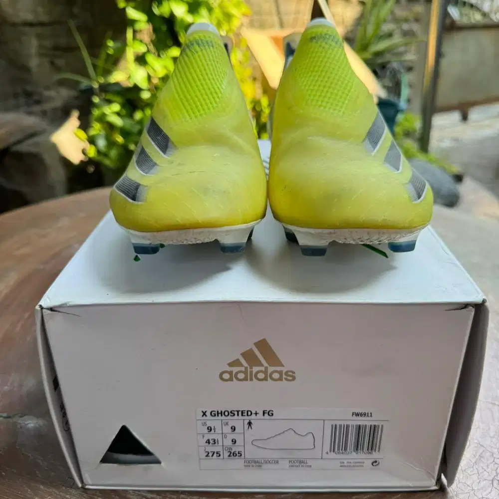 Sepatu Sepak Bola Adidas X Ghosted+ FG Size 43.3 / 27.5cm Fullbox