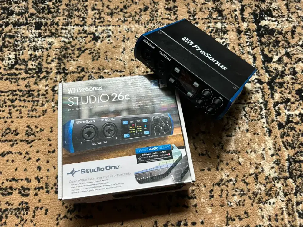 Presonus Studio 26c 2x4 192 kHz USB-C ( Pemakaian Terawat )