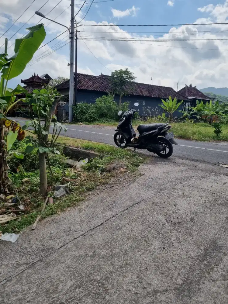 Dijual tanah pinggir jalan utama