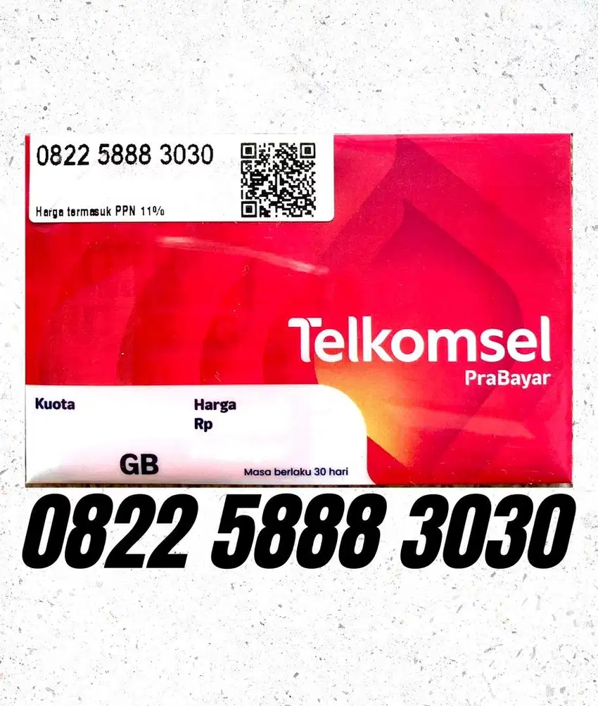 Nomor Cantik Telkomsel simPATI Rapi 58883030