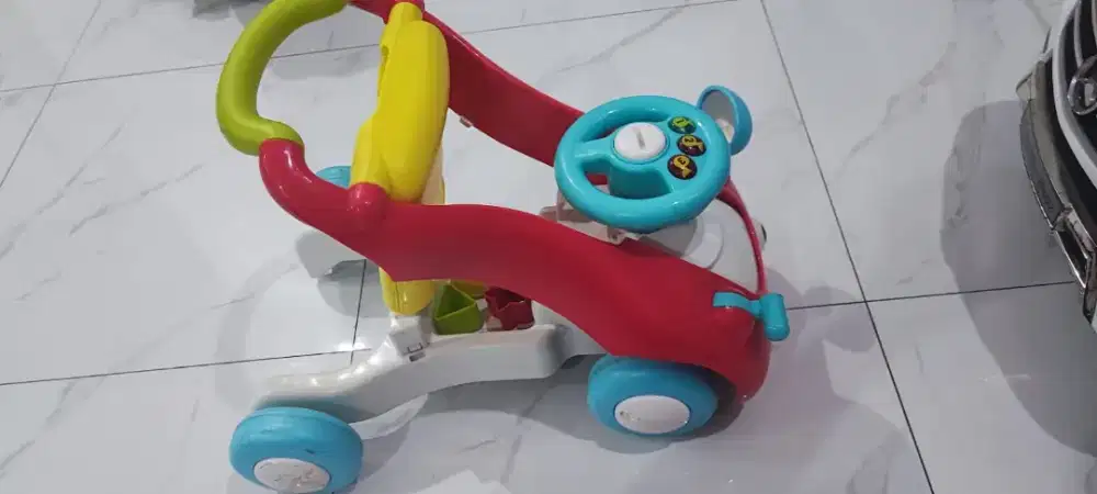 ELC Wobble Toddle Ride On Car 3 in 1 Push Walker