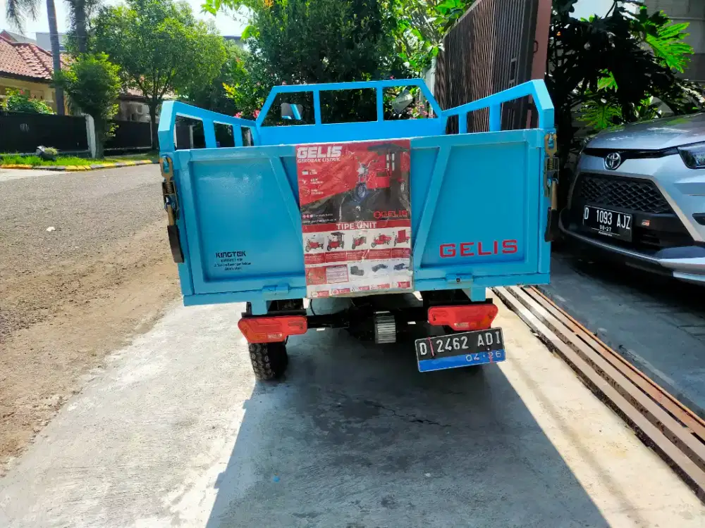 Jual Seken Gelis Gerobak Listrik Roda 3 dgn Battery Lithium