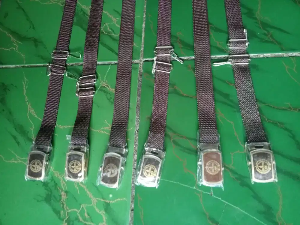 BORONGAN 6 GESPER PRAMUKA KECIL COKLAT
PANJANG 80 cm