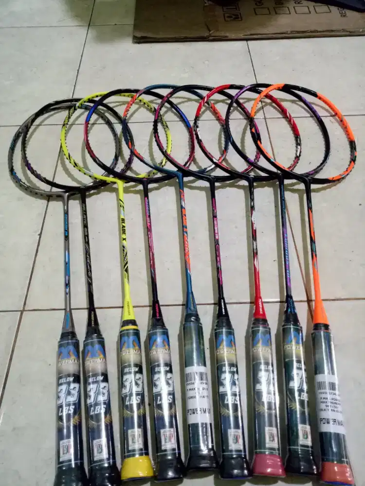 Raket badminton murah 33lbs made in korea bulutangkis