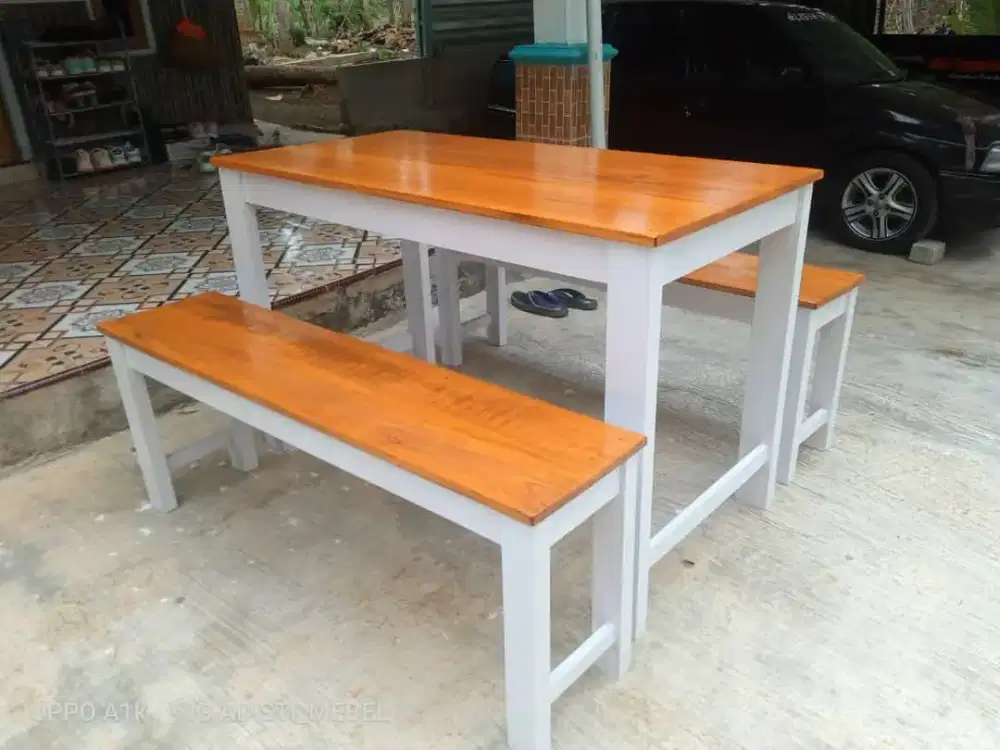 Meja kursi warung cafe kedai promo