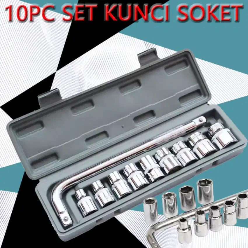 10 pcs kunci sok/shock set