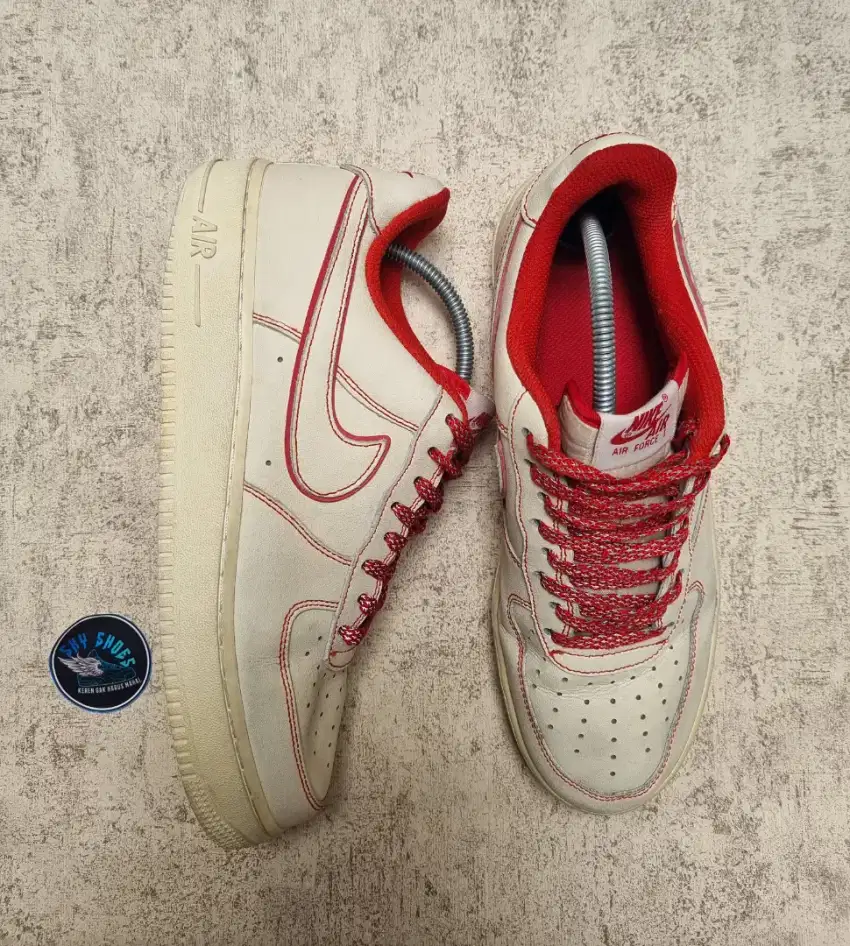 Nike Air Force 1 White Red Low