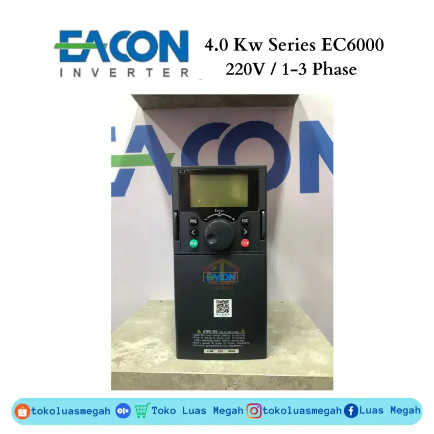 INVERTER EACON Series EC6000 4 Kw / 220Volt / 1 — 3 Phase