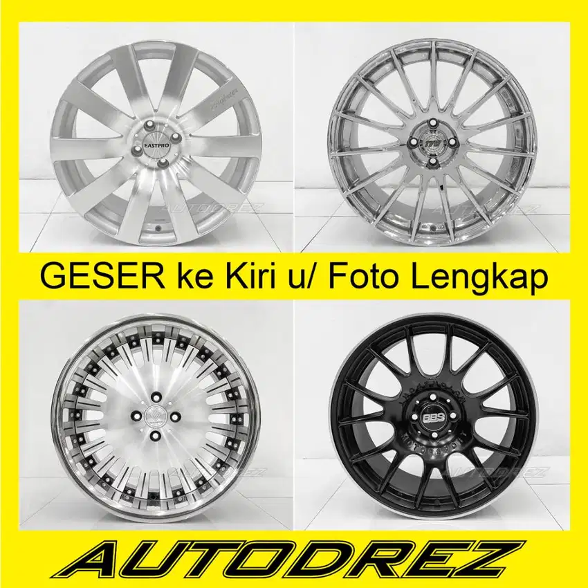 Velg Ring 18 R18 4x100 Lubang 4 H4 Jazz Yaris Swift Honda Toyota