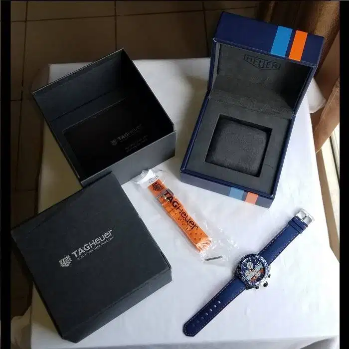 JAM TANGAN TAG HEUER FORMULA 1 GULF EDITION ORIGINAL, PRELOVED