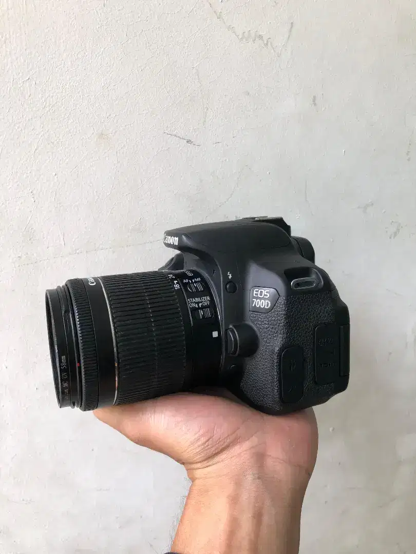 Canon 700d fullset dus box second like new