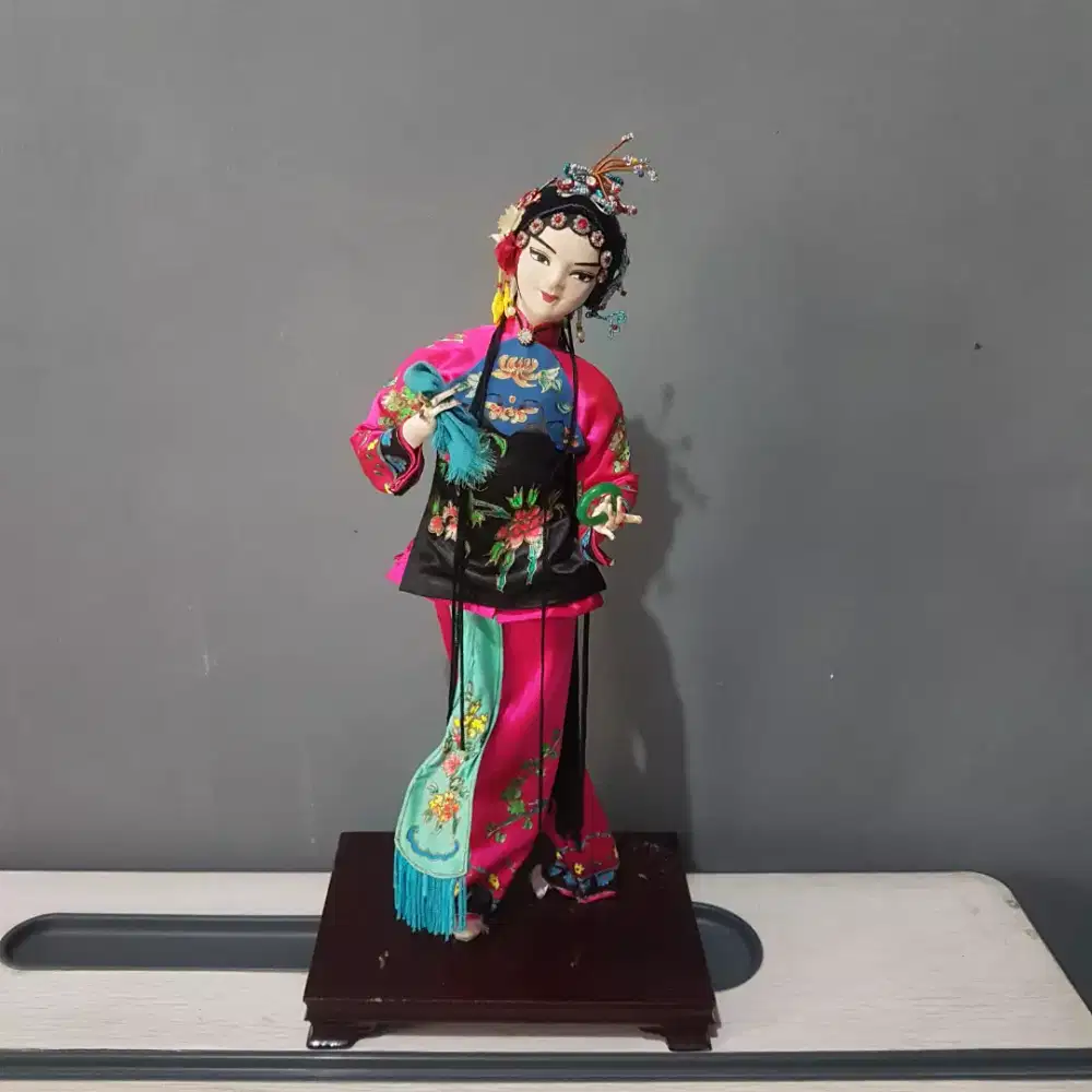 Pajangan Boneka Vintage Tradisional China Chinese Asia