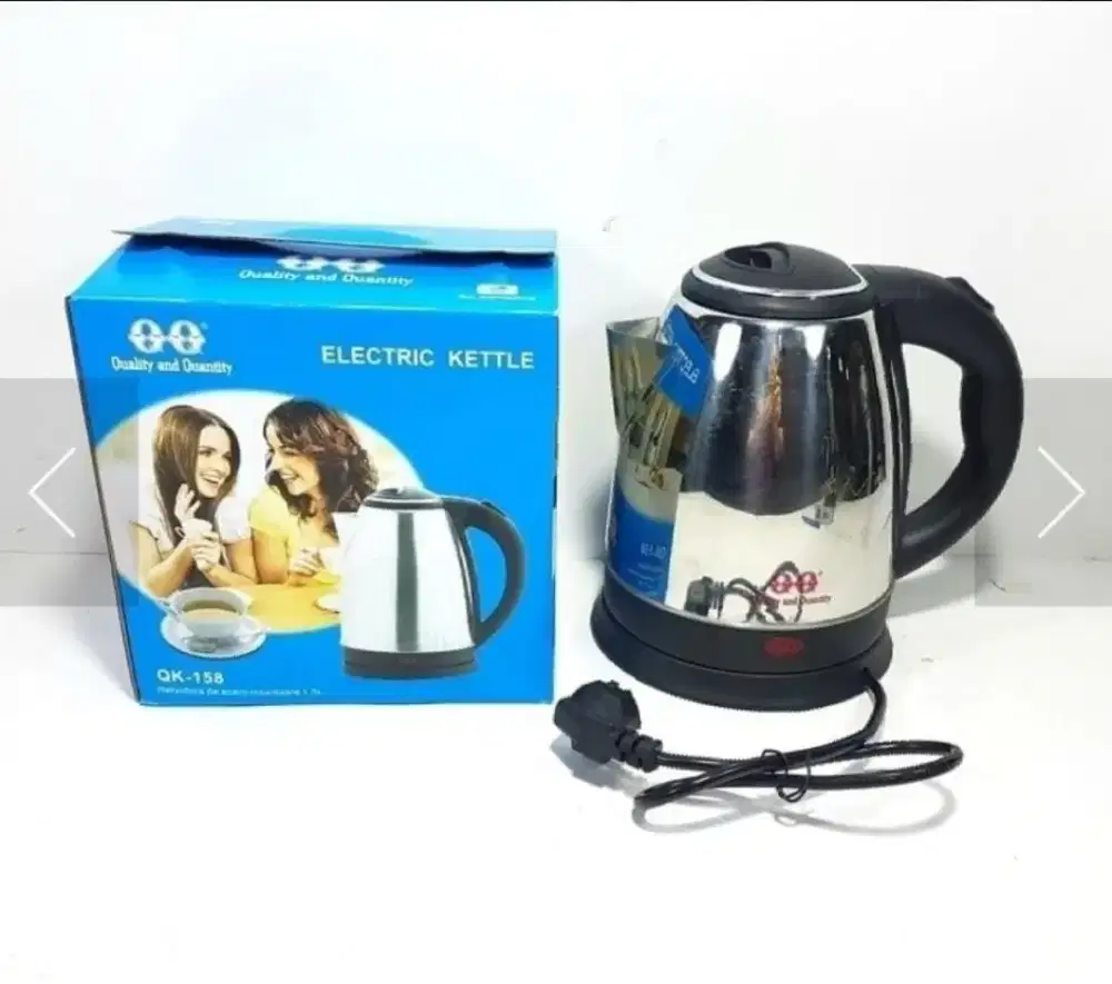 TEKO LISTRIK STAINLESS NATIONAL QQ 1,5 LITER