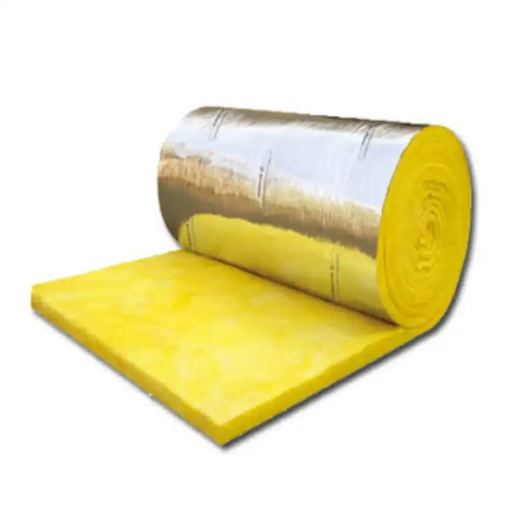 Glasswool (insulator) merk Solarwoll lapis aluminium foil (satu sisi)