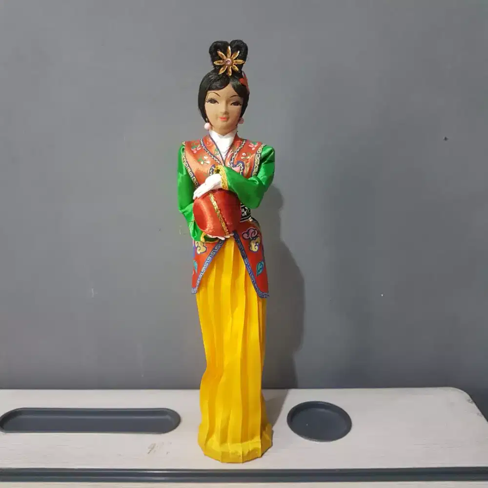 Pajangan Boneka Vintage Tradisional Korea Jepang China Chinese Asia