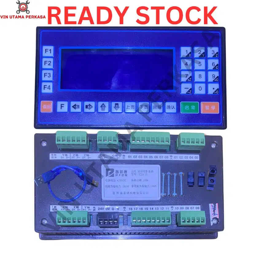TC55 1 Axis CNC Controller bahasa mandarin inggris 24 Volt 1,5 Ampere