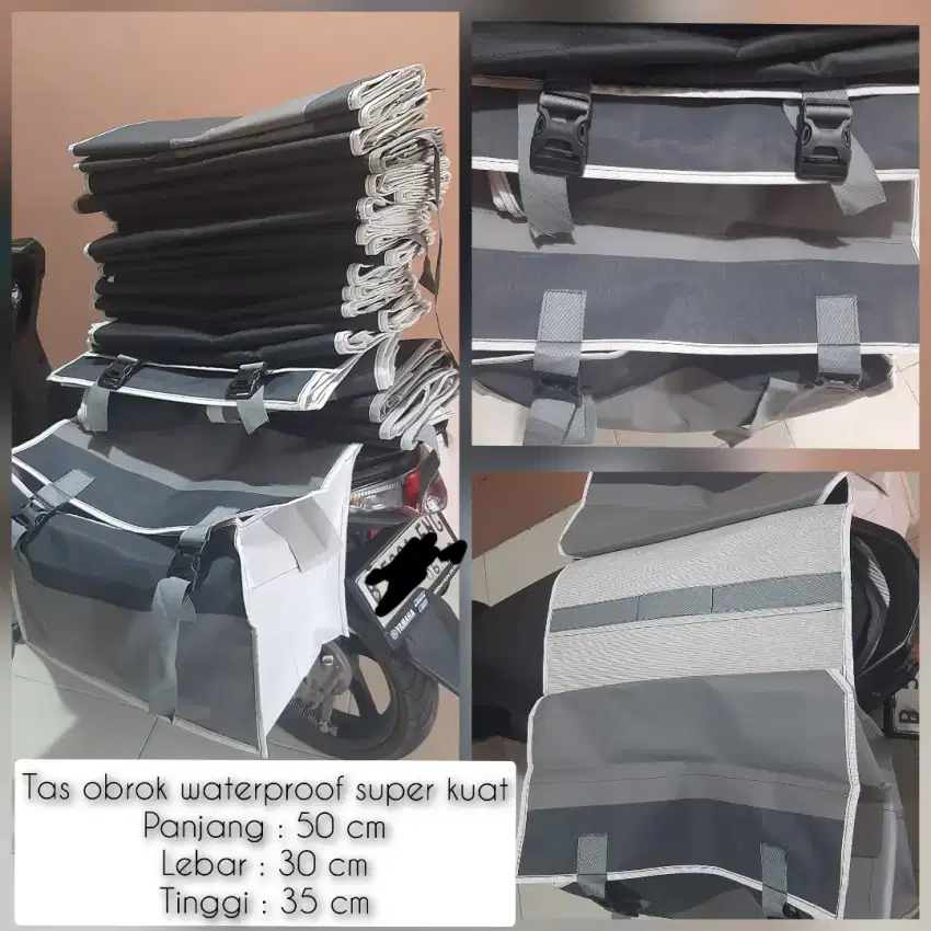 TAS OBROK MOTOR WATERFROOP SUPER KUAT SIZE STANDART+JUMBO