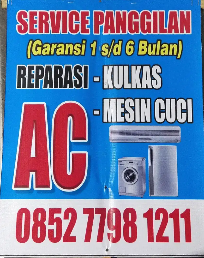 SERVICE AC, KULKAS & MESIN CUCI