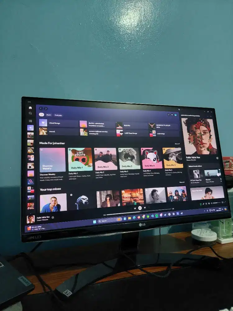 Monitor LG 22MP68VQ IPS 22 inch Mulus