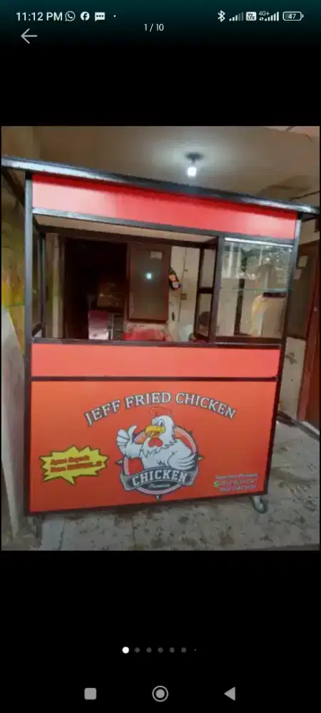 Gerobak jualan custom