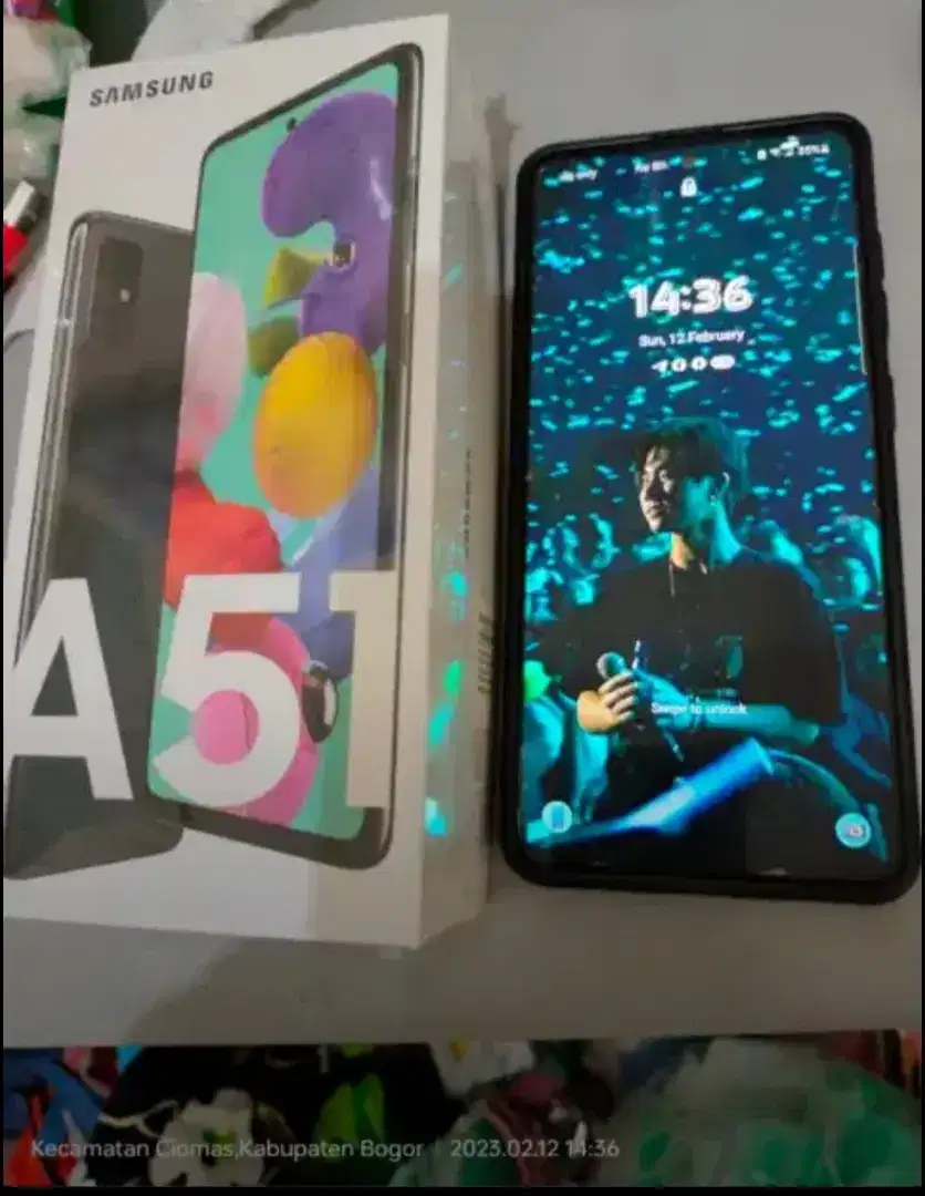 Samsung A51 second tp Gress komplit box